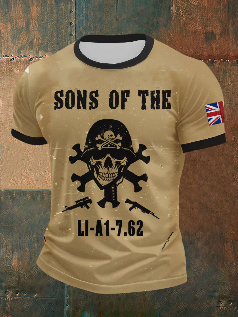 Men's SONS OF THE SLR LI-A1-7.62 Short Sleeves T-Shirt