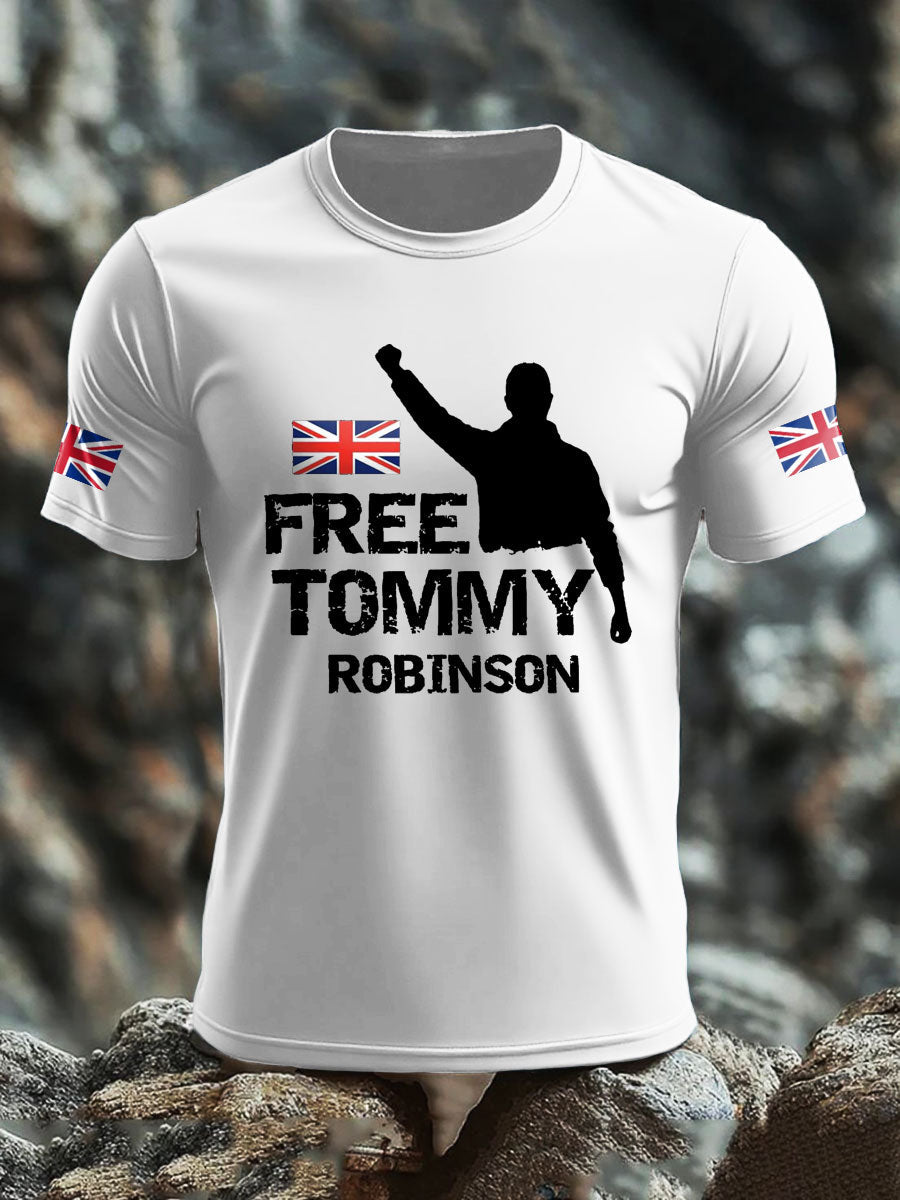 Men's UK Pride Flag Printed T-shirt