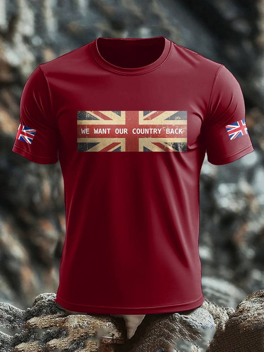 Men's UK Pride Flag Printed T-shirt