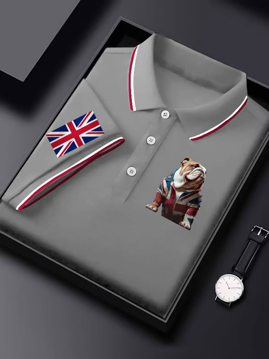Men's Vintage England Flag Casual Shirt