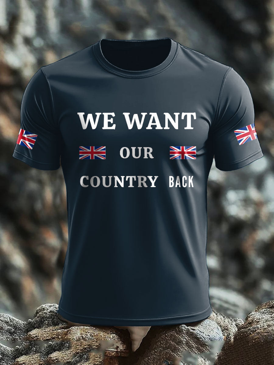 Men's UK Pride Flag Printed T-shirt