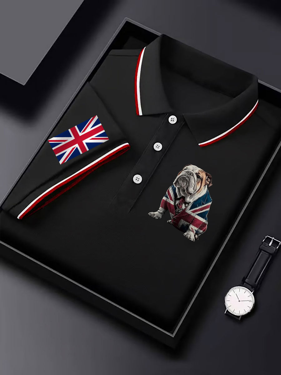 Men's Vintage England Flag Casual Shirt