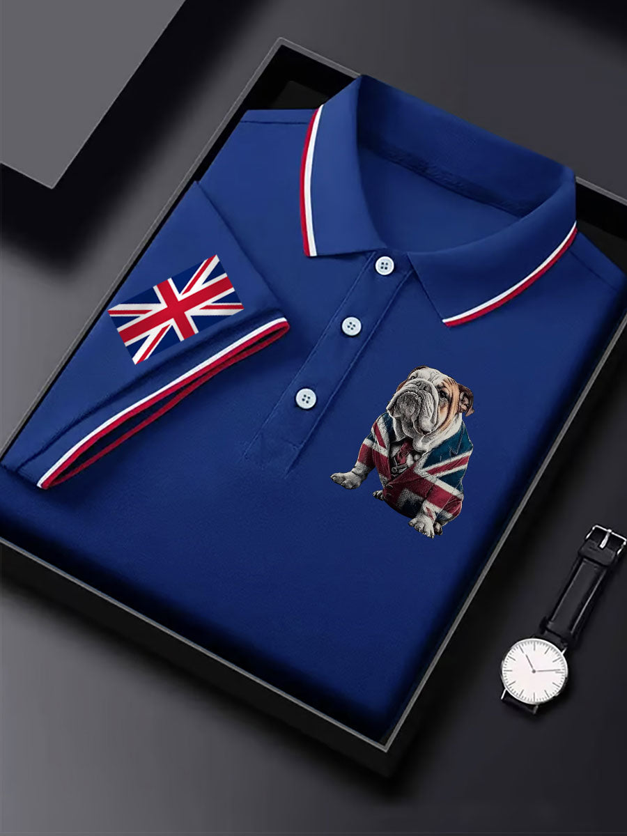 Men's Vintage England Flag Casual Shirt
