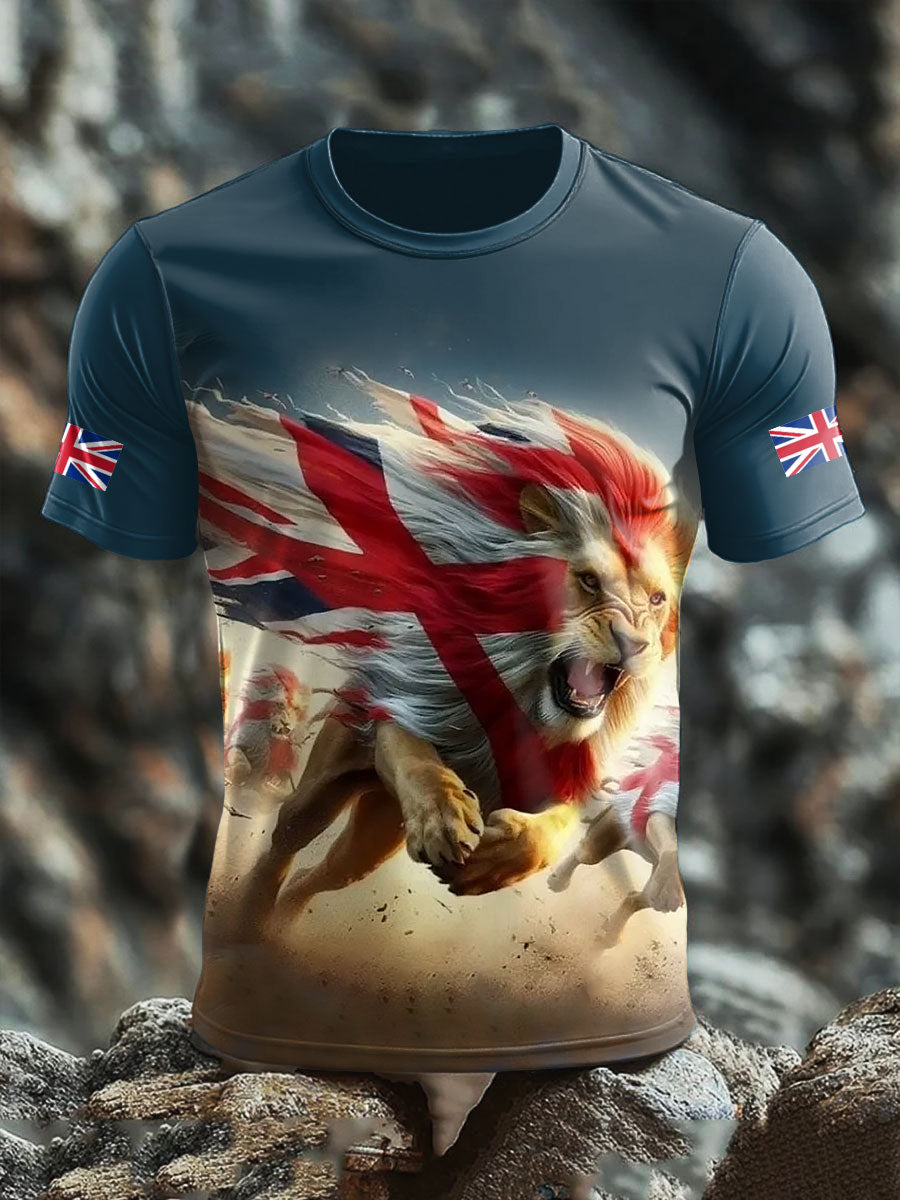 Men's UK Pride Flag Printed T-shirt