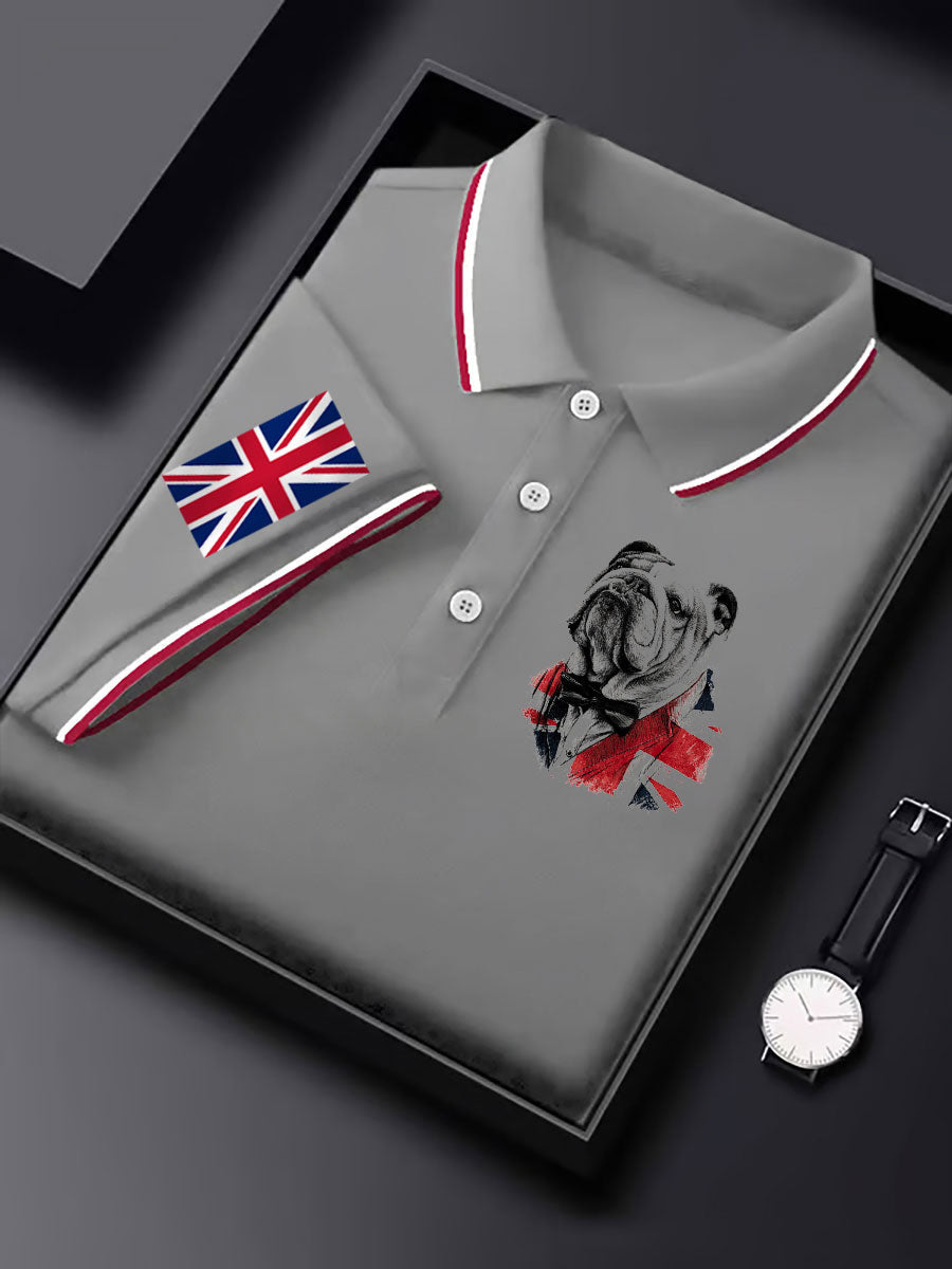 Men's Vintage England Flag Casual Shirt