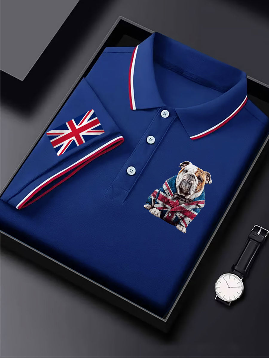 Men's Vintage England Flag Casual Shirt