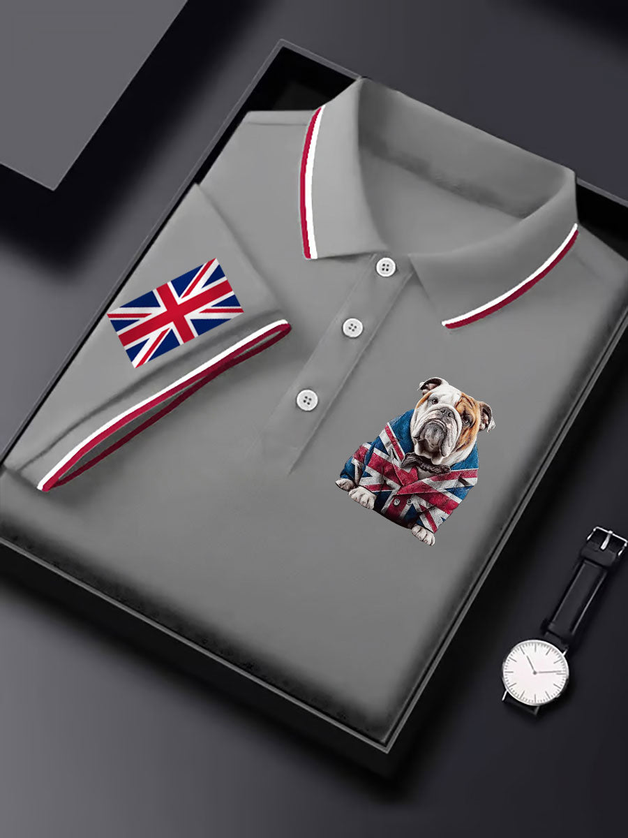 Men's Vintage England Flag Casual Shirt