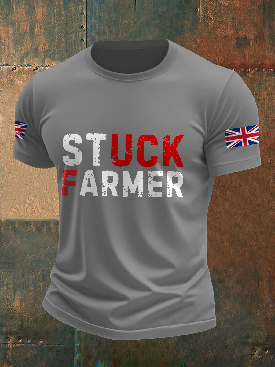 Men's UK Flag Printed T-shirt