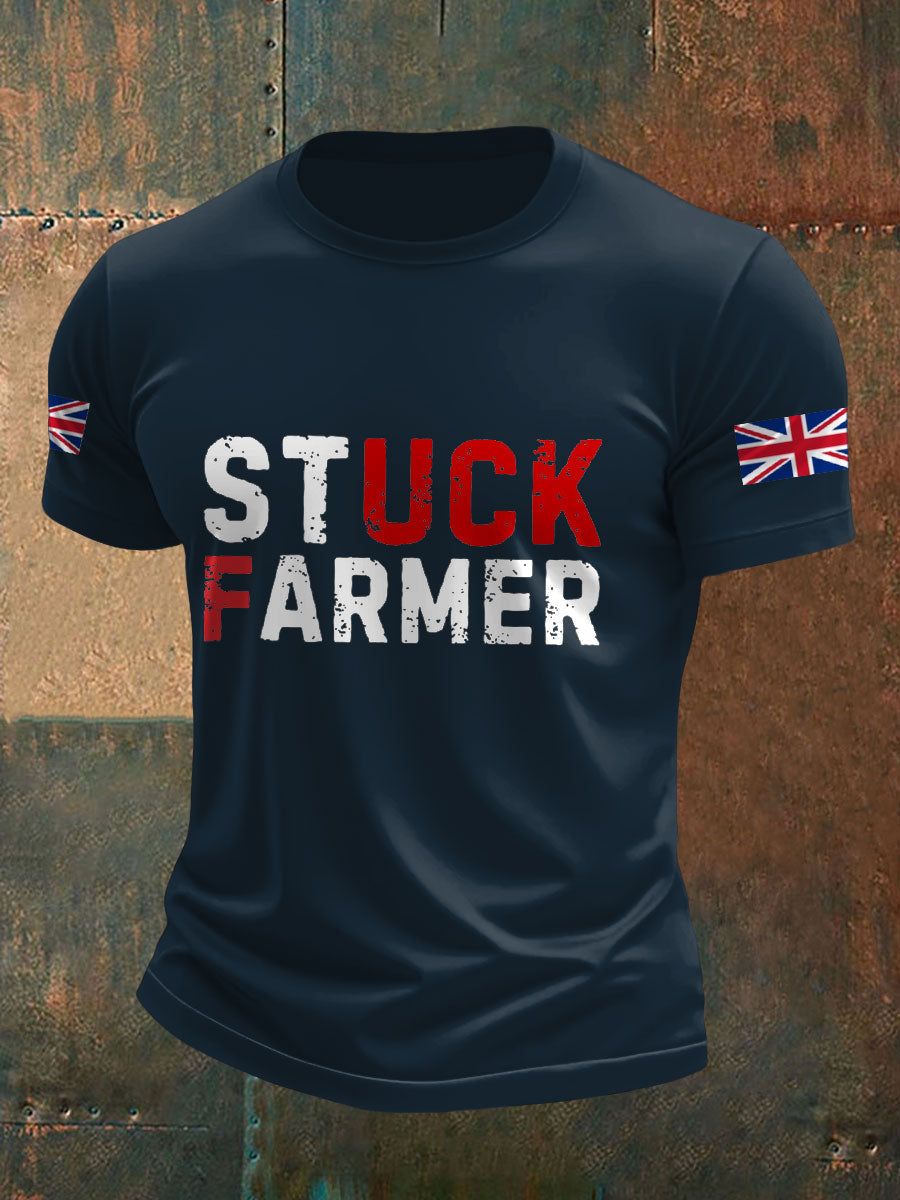 Men's UK Flag Printed T-shirt