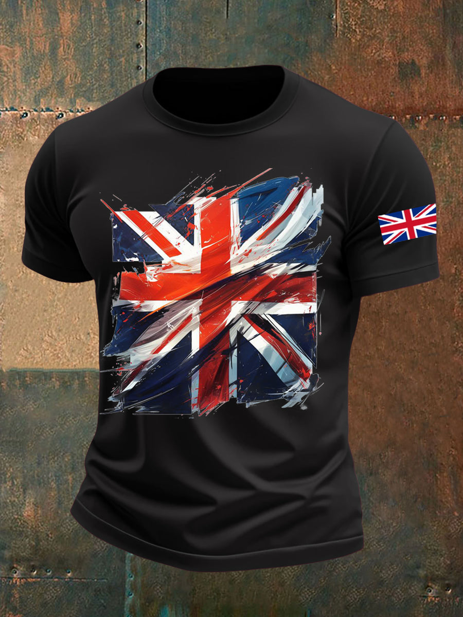 Men's UK Flag Printed T-shirt