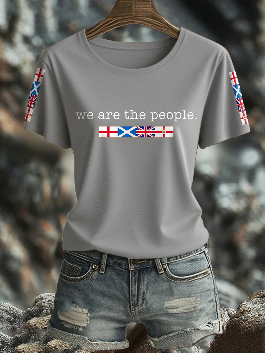 Women's UK Flag Pride Printed T-Shirt