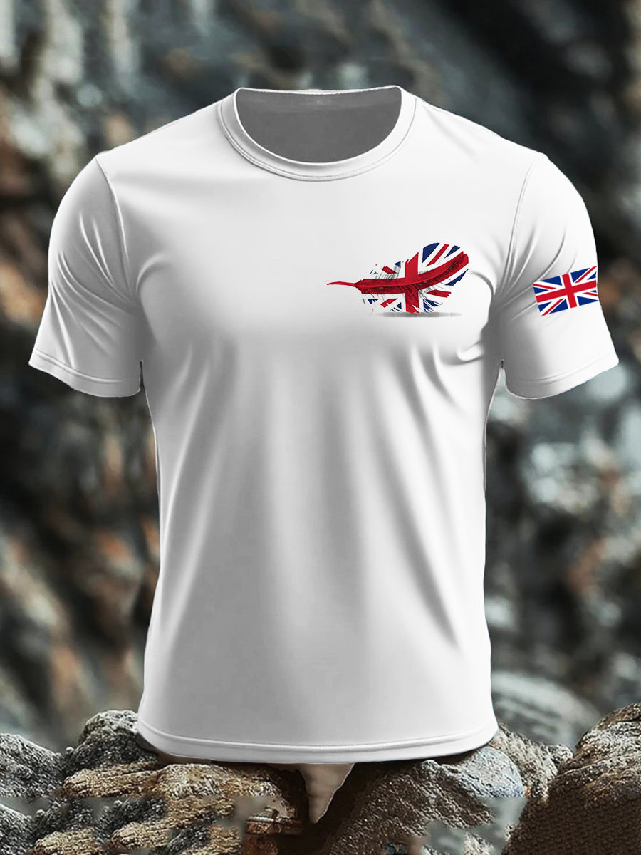 Men's UK Flag Printed T-shirt