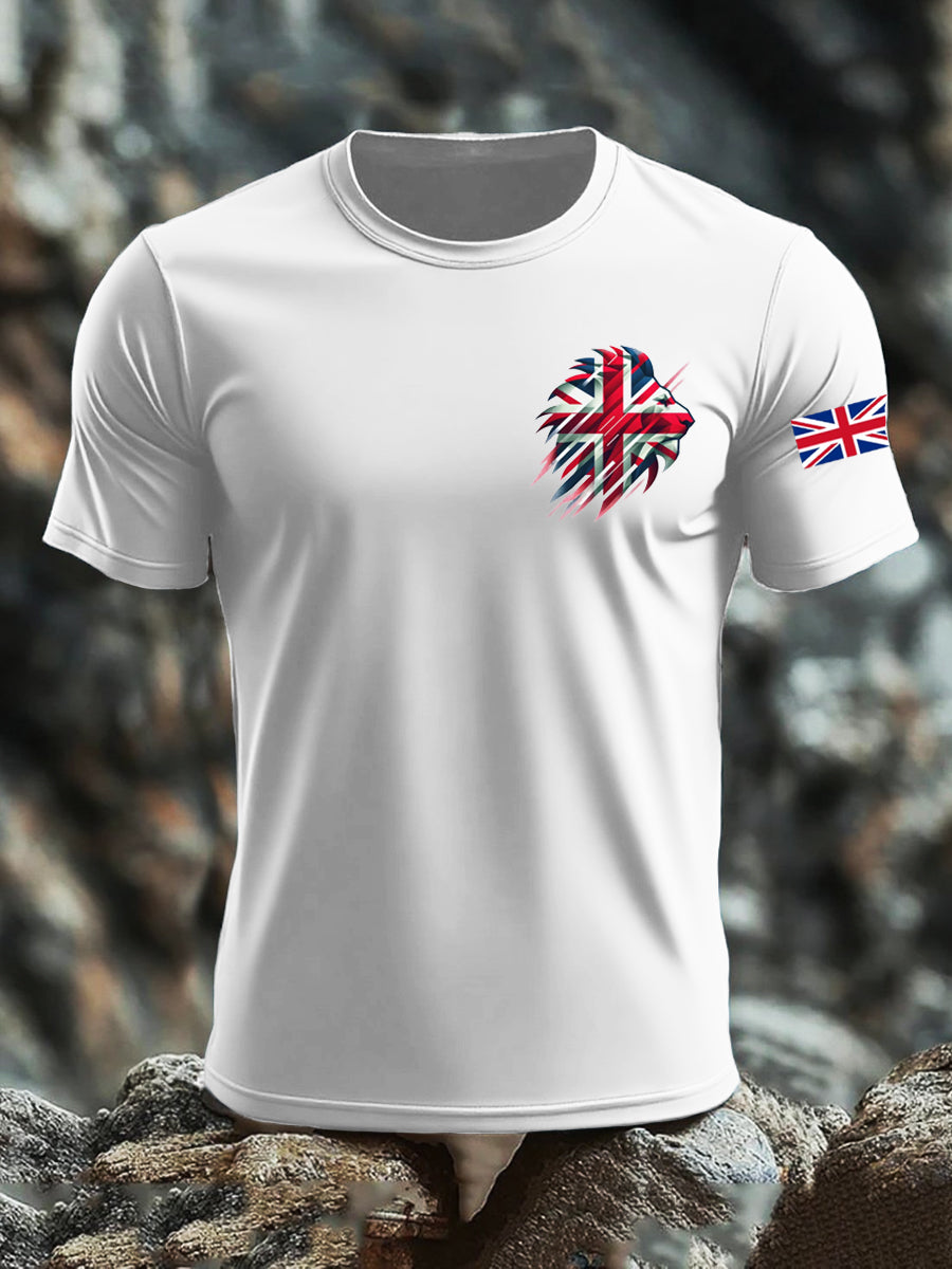 Men's UK Flag Printed T-shirt