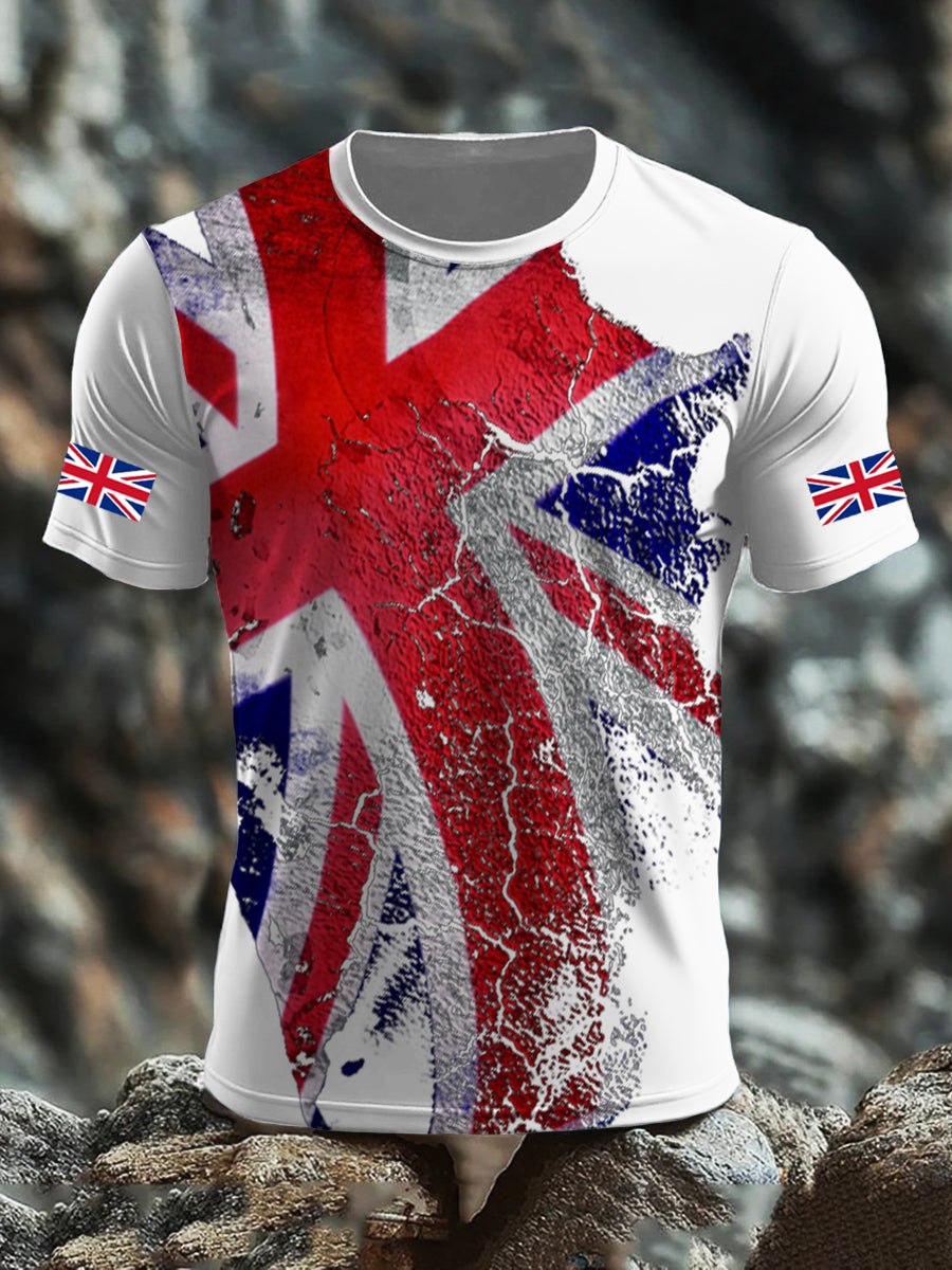 Men's UK Flag Printed T-shirt