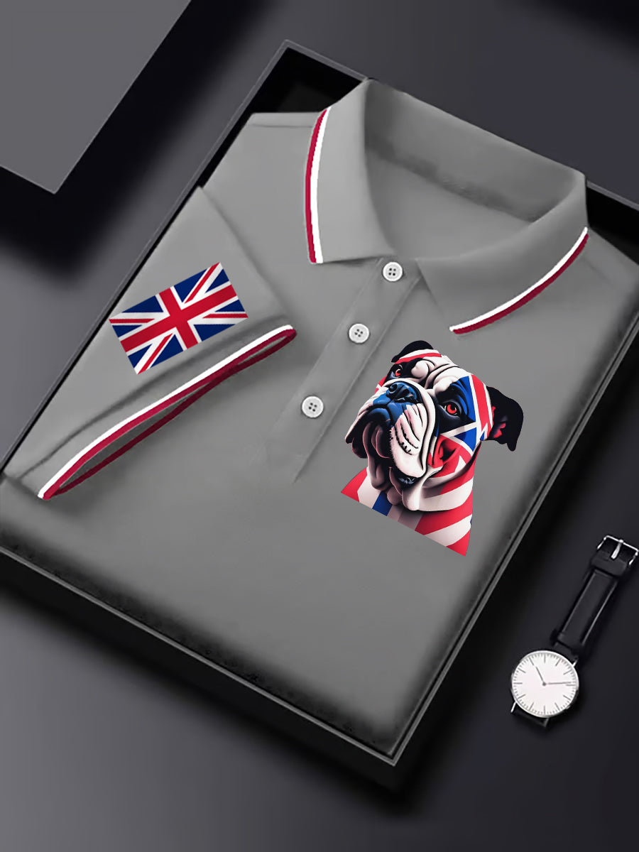 Men's Vintage England Flag Casual Shirt