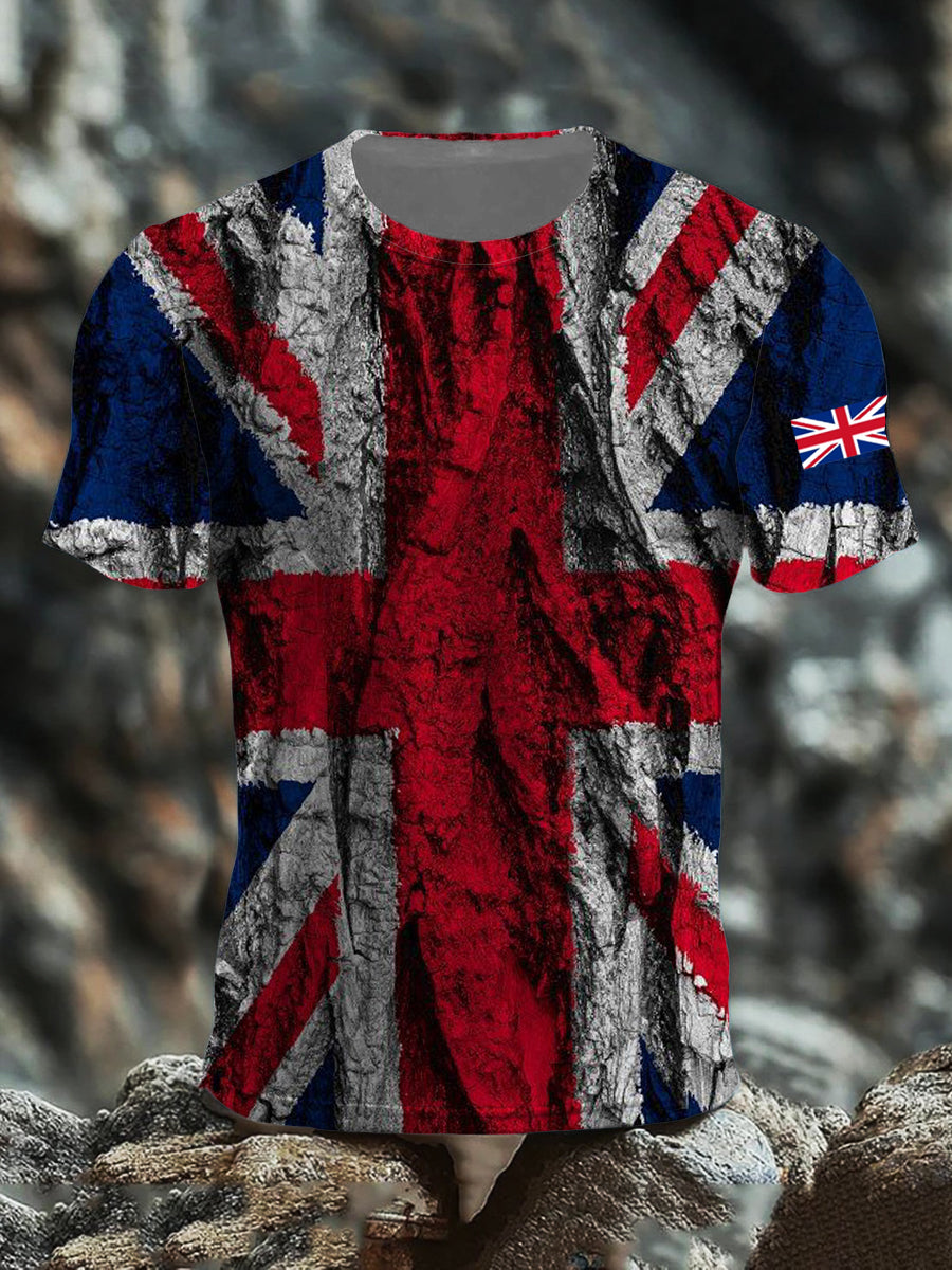 Men's UK Flag Printed T-shirt