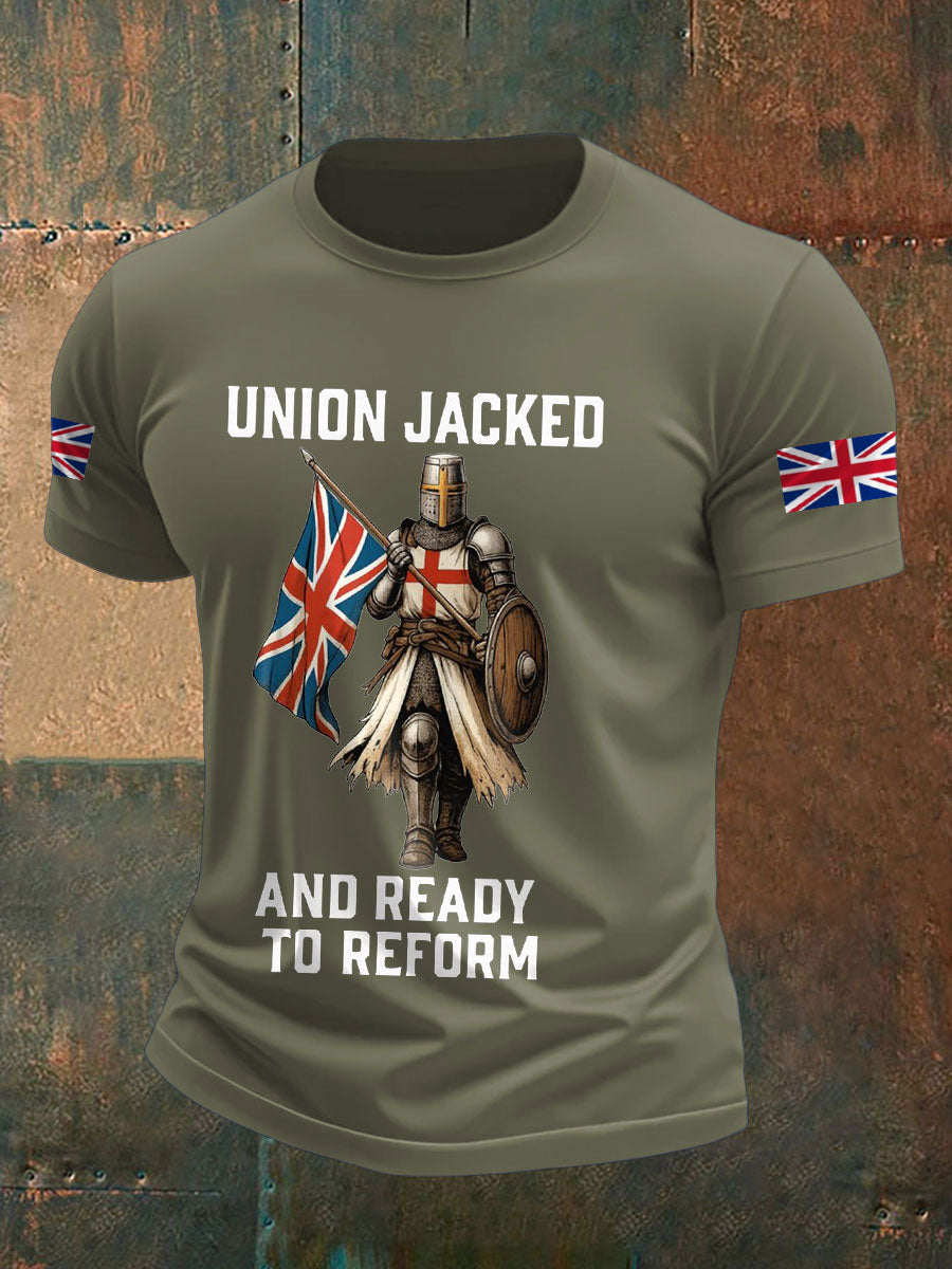 Men's UK Flag Reform Printed T-shirt