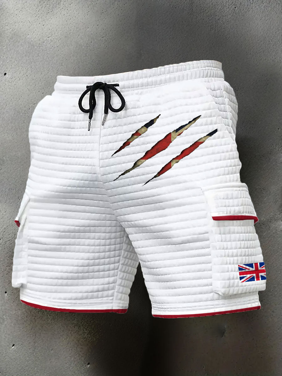 Men's UK Flag Printed Shorts