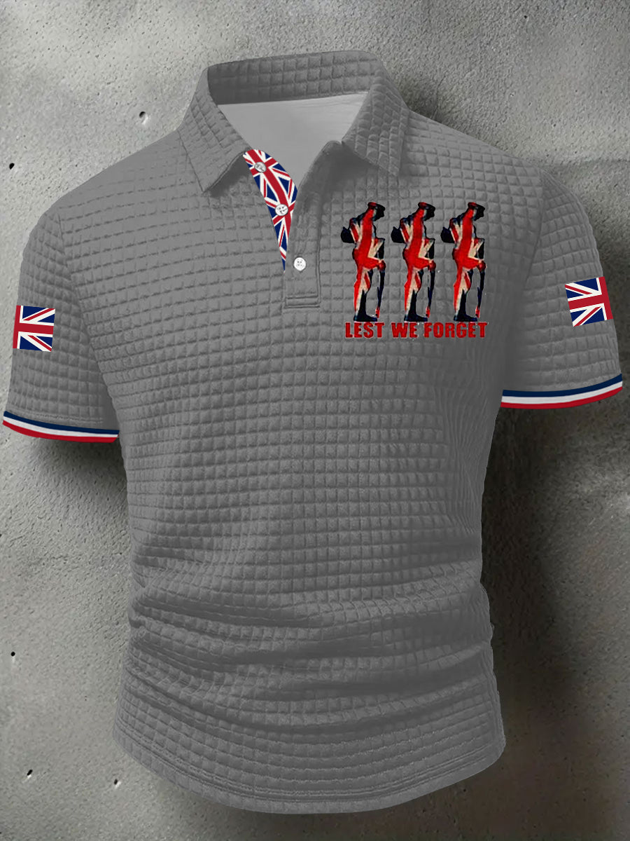 Men's Remembrance Day Lest We Forget Short Sleeve Shirt