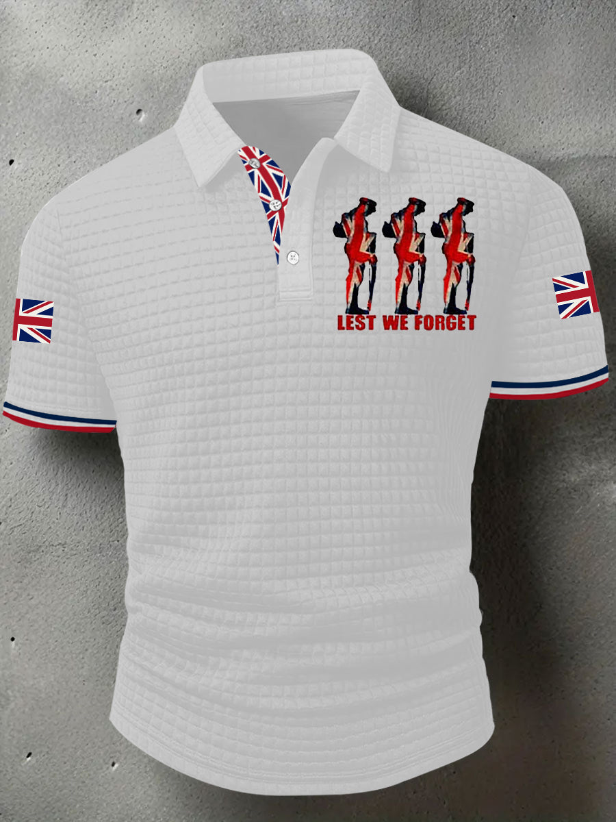 Men's Remembrance Day Lest We Forget Short Sleeve Shirt