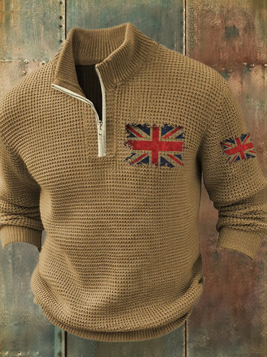 Men's Union Jack Printed sweater